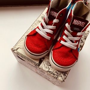 High Top Marvel Spiderman Vans